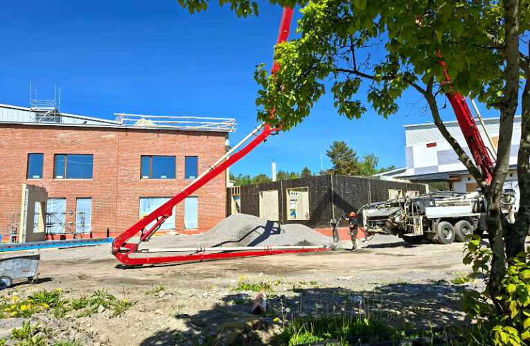 Kampusrakentaminen etenee – Campusbygget framskrider