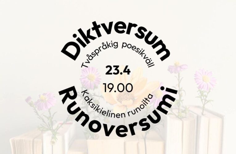 Runoversumi goes kirjasto – Diktversum goes bibban