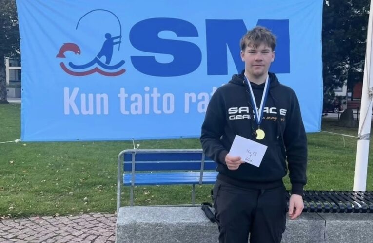 Otto Rahko SM-mitaleilla – Otto Rahko fick FM-medaljer